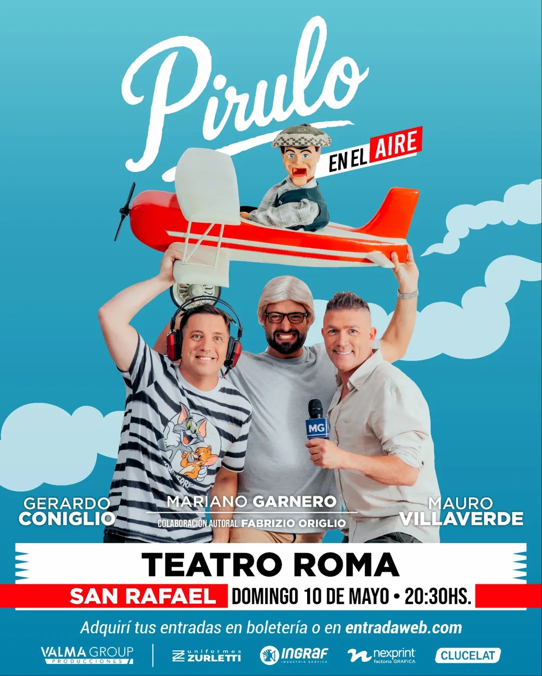 🛩️ ¡Pirulo en el Roma!