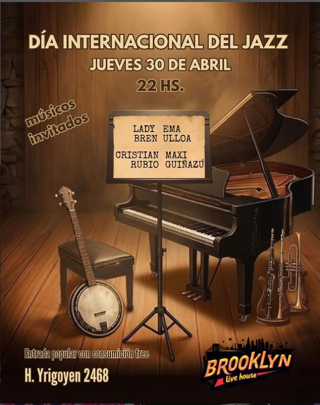 Show en vivo: 🎷 DÍA INTERNACIONAL DEL JAZZ 🎷