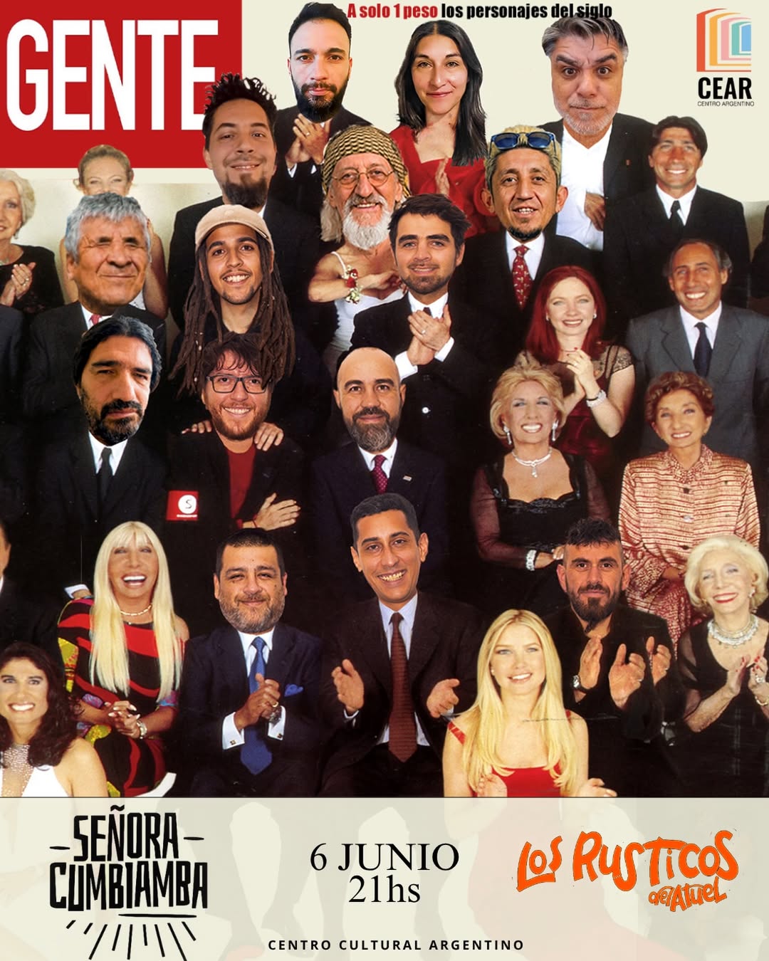 Show en vivo: Señora Cumbiamba y Los Rústicos del Atuel