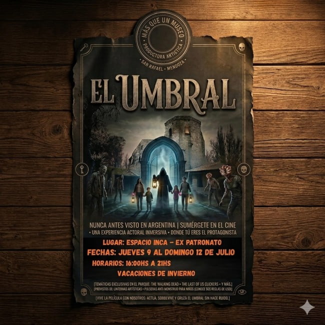 EL UMBRAL: LA EXPERIENCIA CINEMATOGRÁFICA LLEGA A SAN RAFAEL