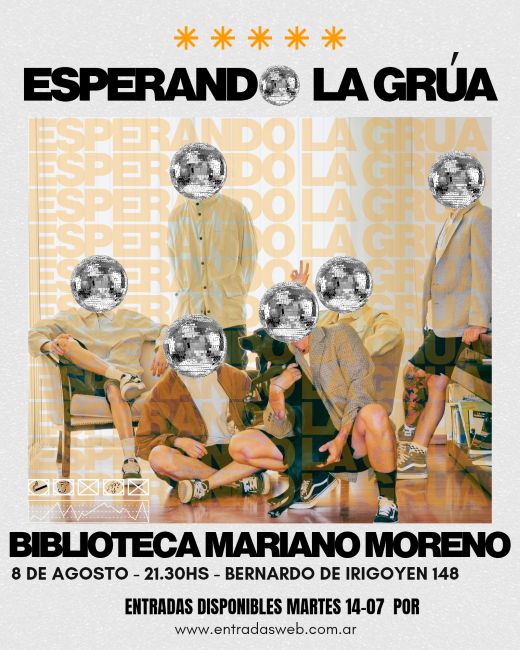 Show en vivo: Esperando la Grúa