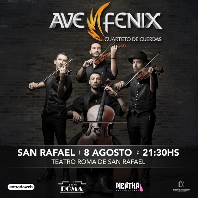 Show en vivo: AVE FÉNIX Cuarteto de Cuerdas