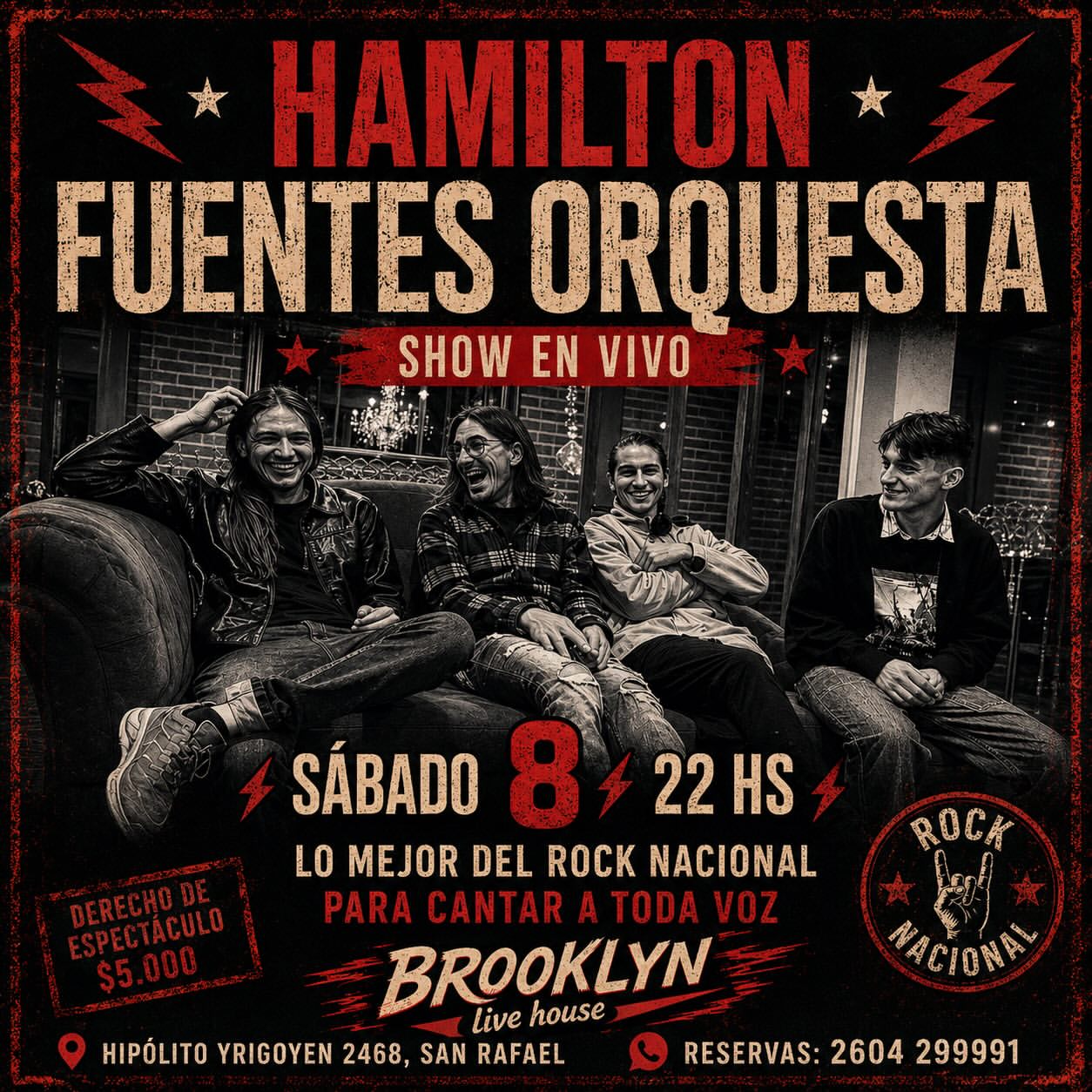Show en vivo: Hamilton Fuentes Orquesta