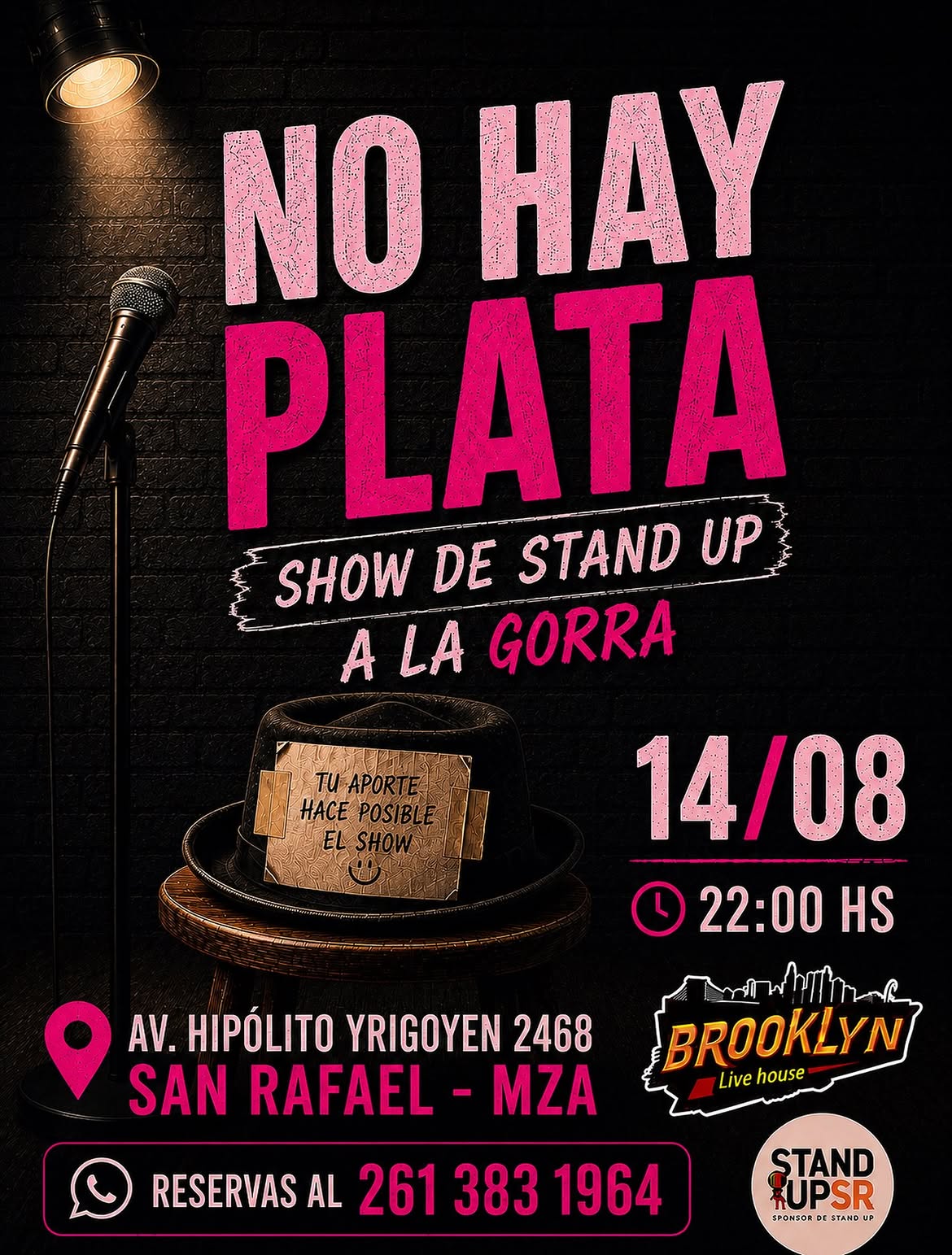 Show de Stand Up: 💥 NO HAY PLATA… PERO HAY STAND UP 😂