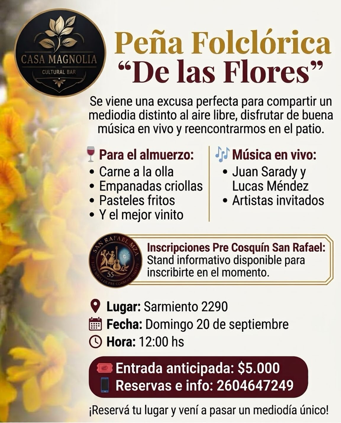🌸Peña Folclórica “De las Flores”🌷