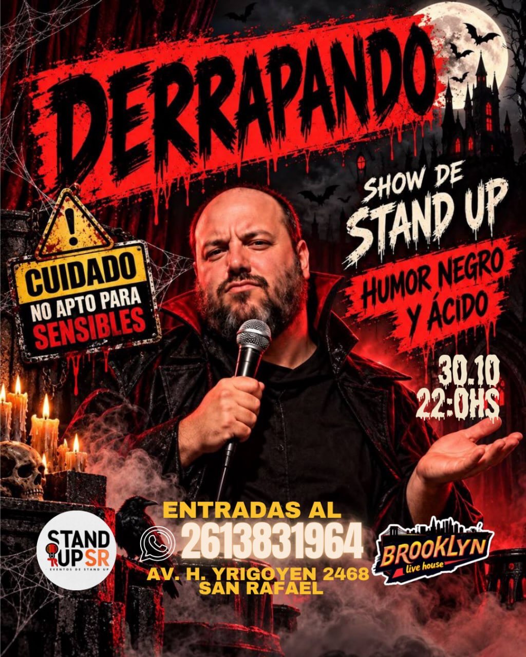 Show de Stand Up: 💀 DERRAPANDO: ESPECIAL HALLOWEEN 🩸🔥