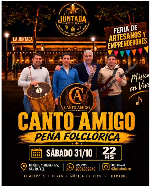 Show en vivo: CANTO AMIGO🎶💃