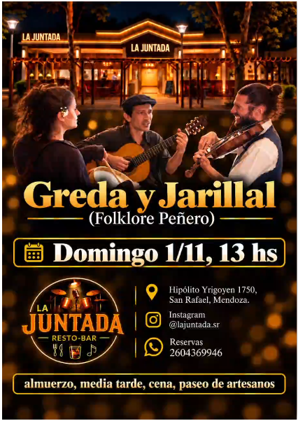Show folclóre peñero: GREDA Y JARILLAL 🎸🎻