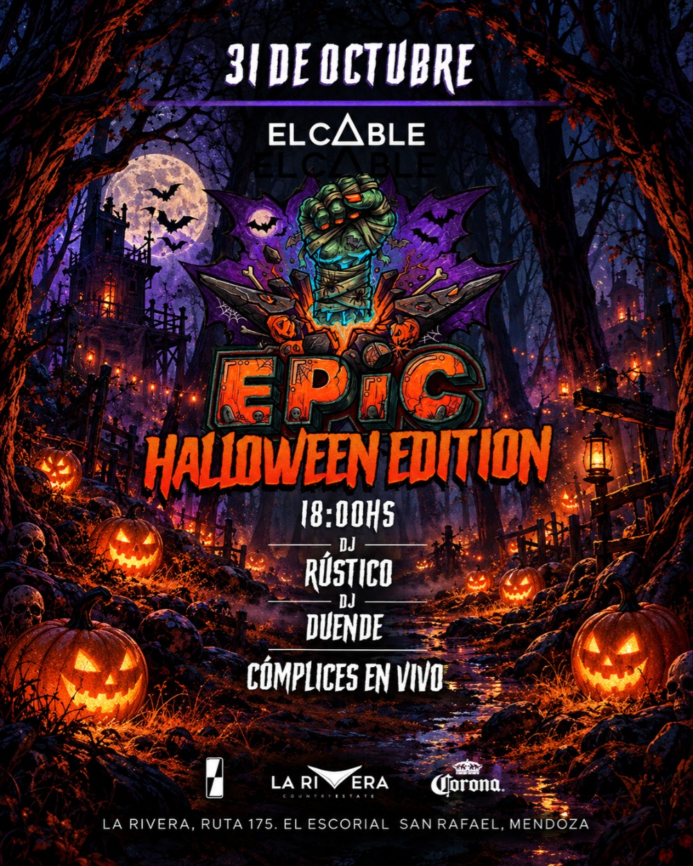 ÉPICO sunset- EDICIÓN DE HALLOWEEN 2026
